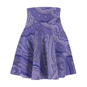 Boho Chic AOP Women's Skater Skirt, Comfortable Everyday Wear