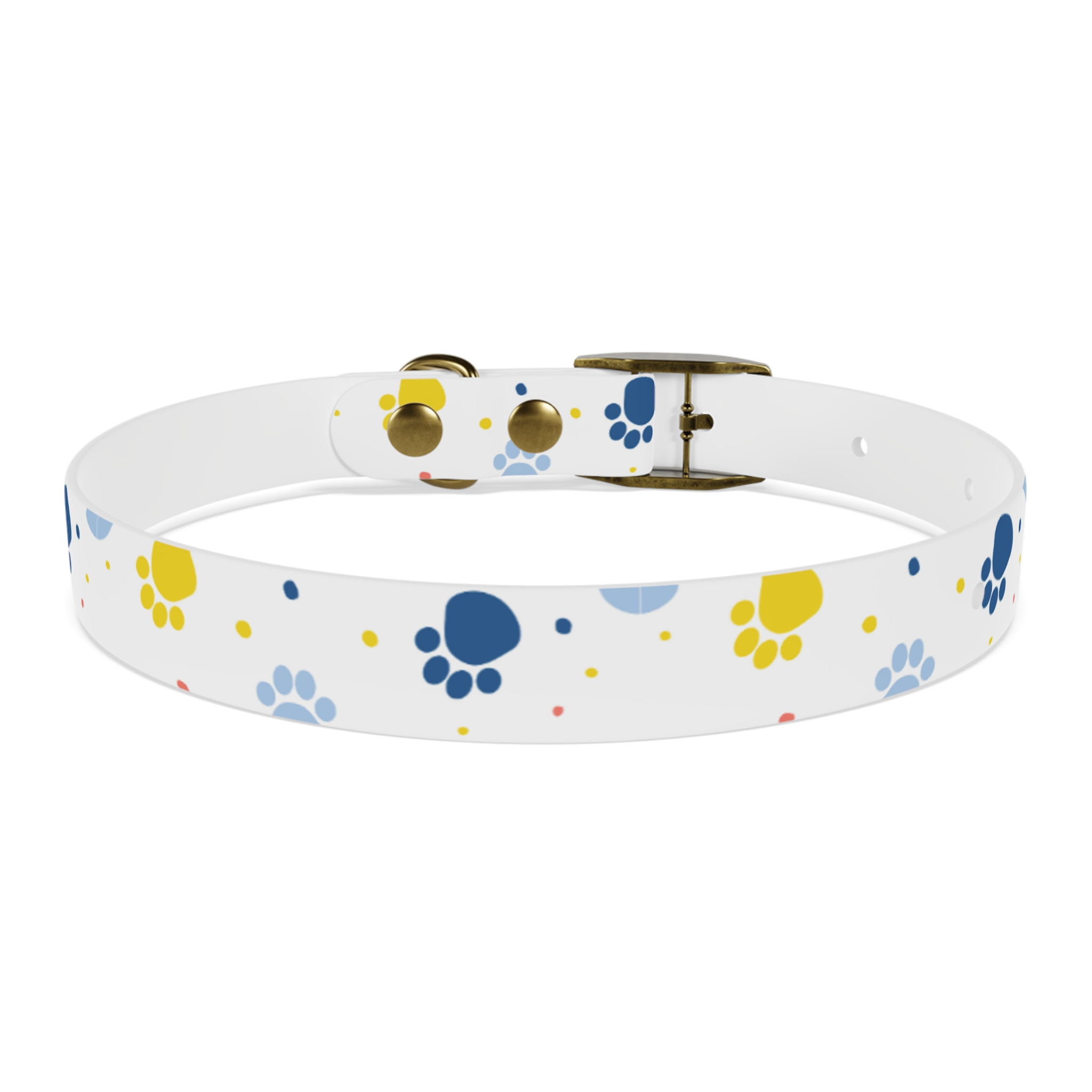 Playful Dog Collar with Colorful Paw Prints, Adjustable Pet Accessory, Perfect for Dog Lovers, Gift for Pet Birthdays, Fun Dog Fashion - Image 11
