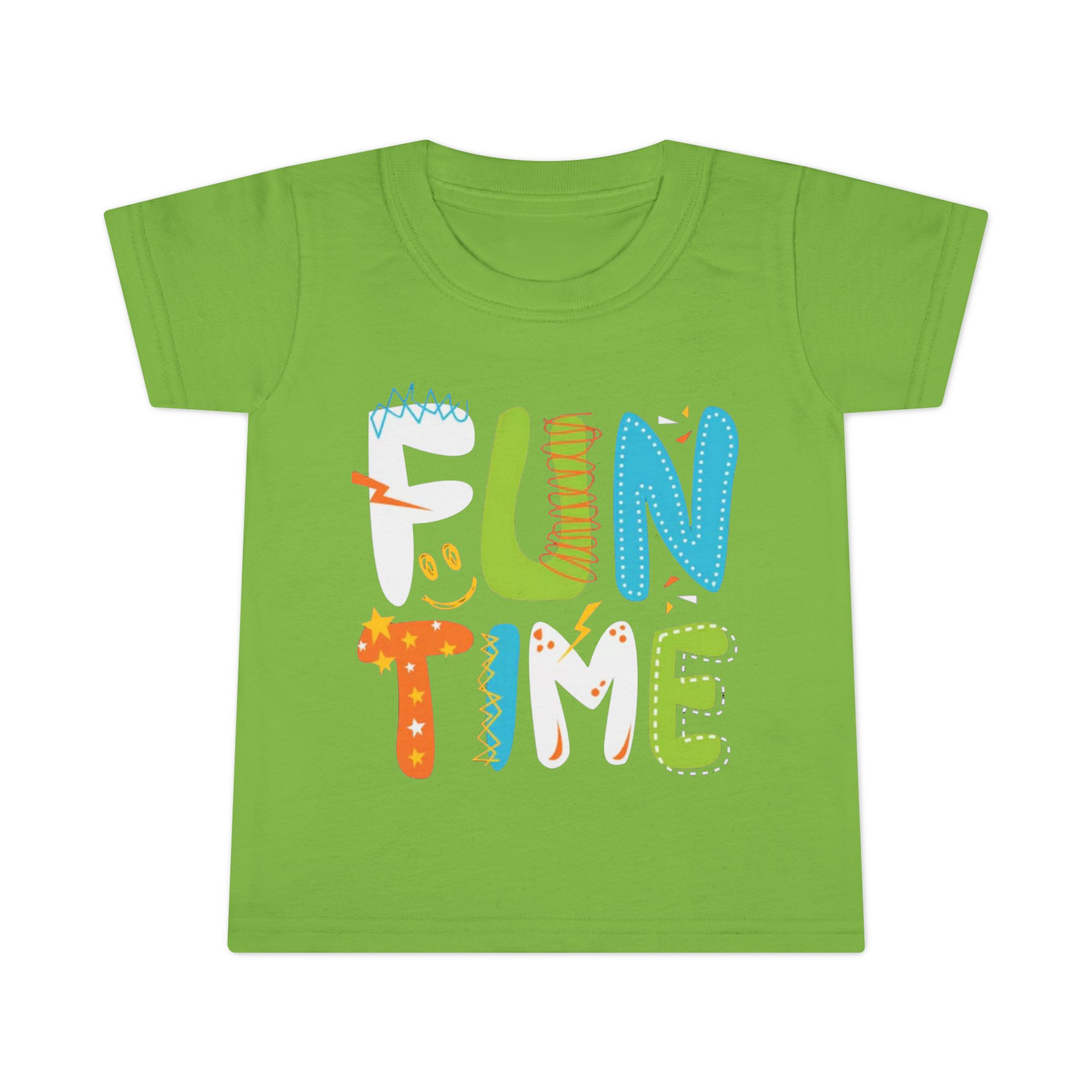 Fun Time Toddler T-Shirt, Colorful Kids Tee, Playful Gift for Toddlers, Birthday Outfit, Everyday Wear for Little Ones - Image 7