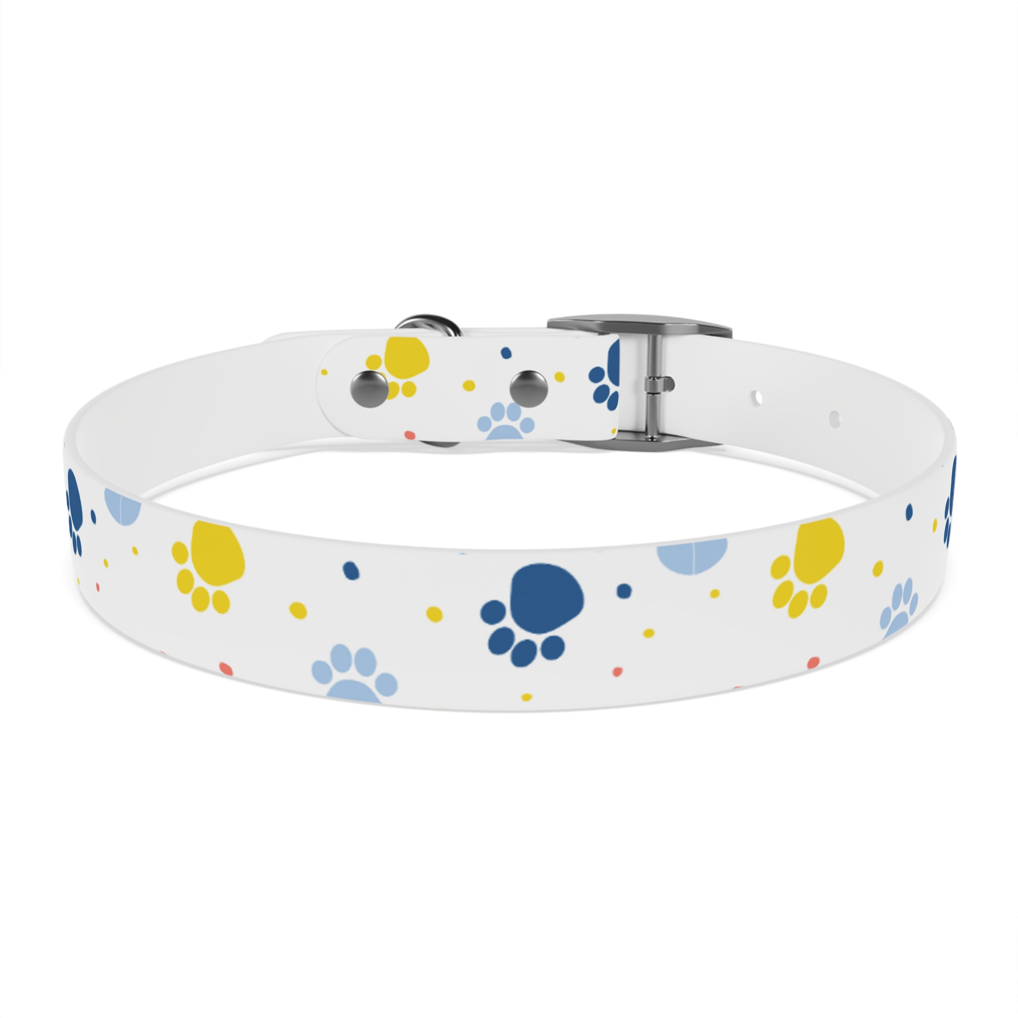 Playful Dog Collar with Colorful Paw Prints, Adjustable Pet Accessory, Perfect for Dog Lovers, Gift for Pet Birthdays, Fun Dog Fashion - Image 29
