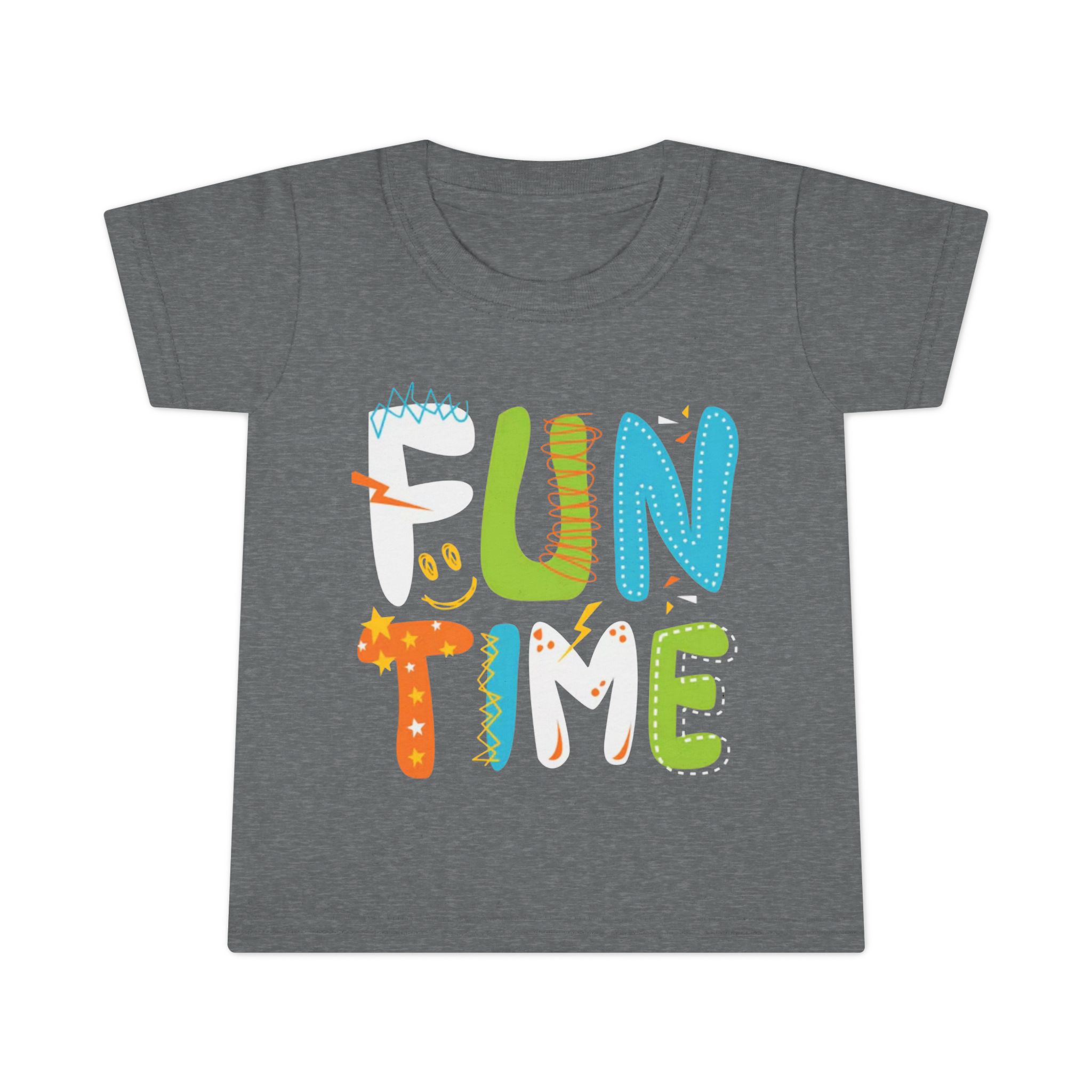 Fun Time Toddler T-Shirt, Colorful Kids Tee, Playful Gift for Toddlers, Birthday Outfit, Everyday Wear for Little Ones - Image 10