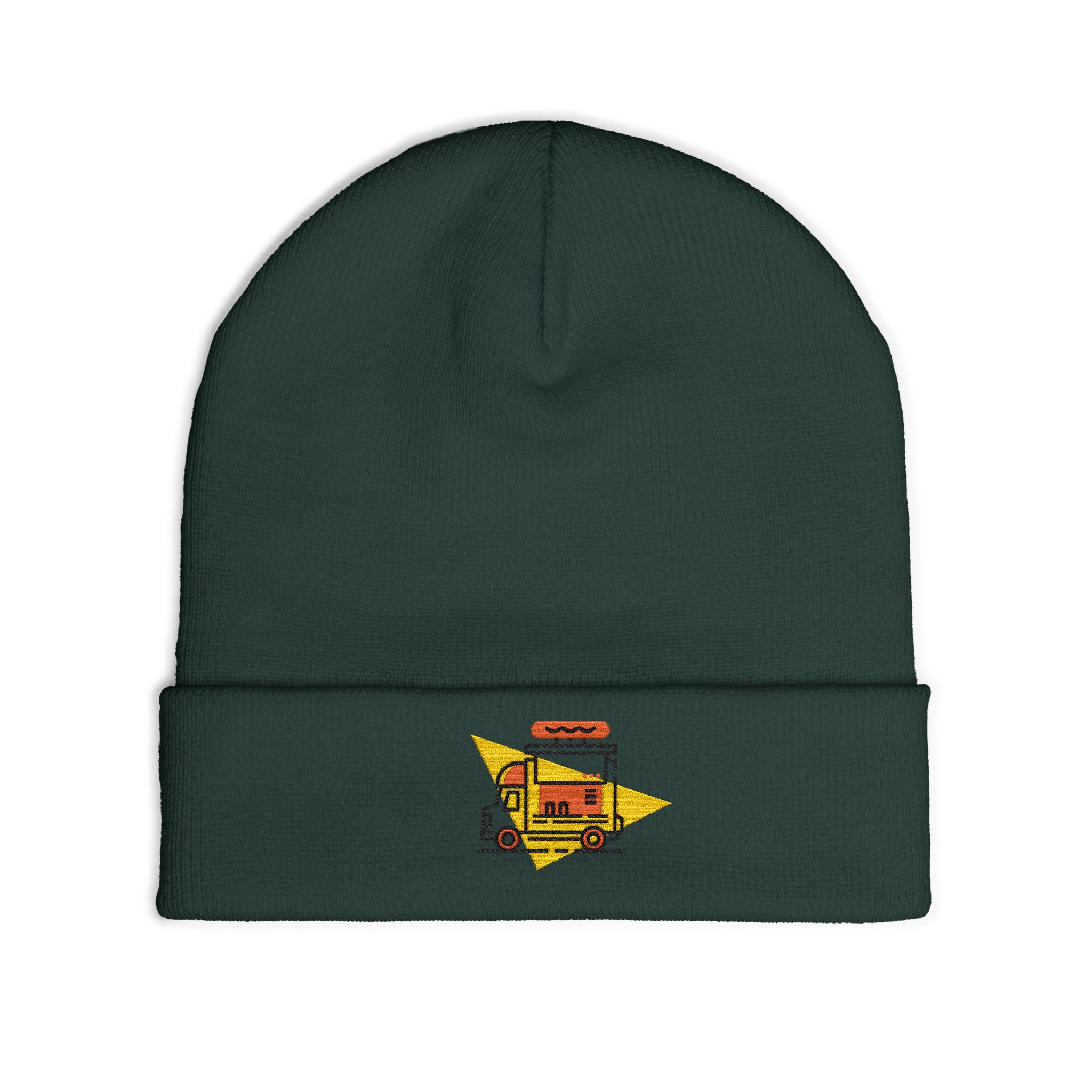 Embroidered Food Truck Beanie - Cozy Knit Hat for Foodies, Unique Winter Accessory, Great for Gifting, Festival Wear, Casual Outing - Image 11