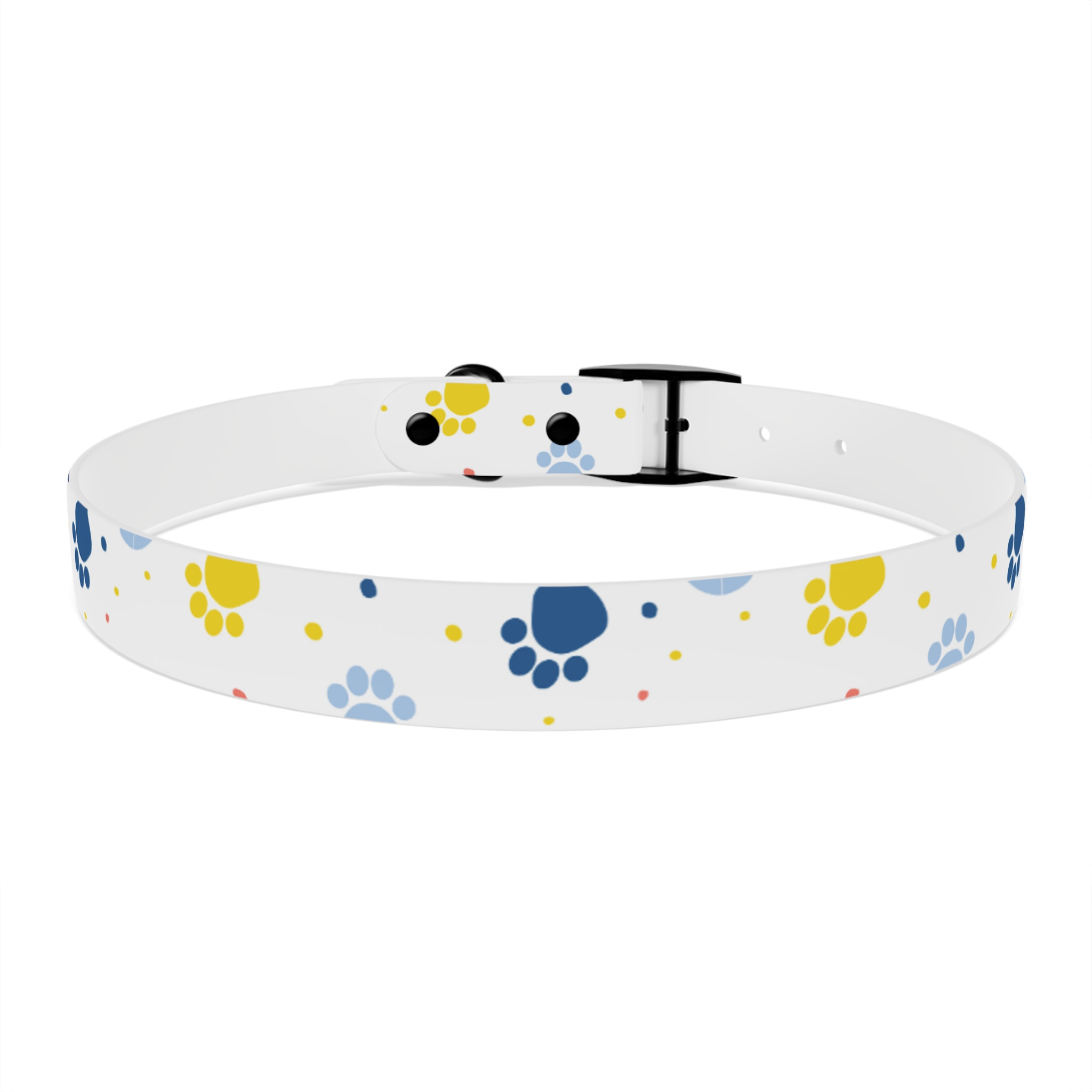 Playful Dog Collar with Colorful Paw Prints, Adjustable Pet Accessory, Perfect for Dog Lovers, Gift for Pet Birthdays, Fun Dog Fashion - Image 38