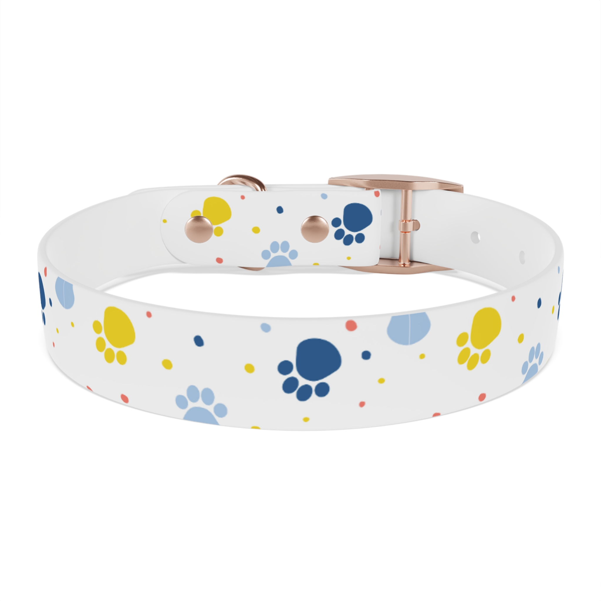 Playful Dog Collar with Colorful Paw Prints, Adjustable Pet Accessory, Perfect for Dog Lovers, Gift for Pet Birthdays, Fun Dog Fashion - Image 20