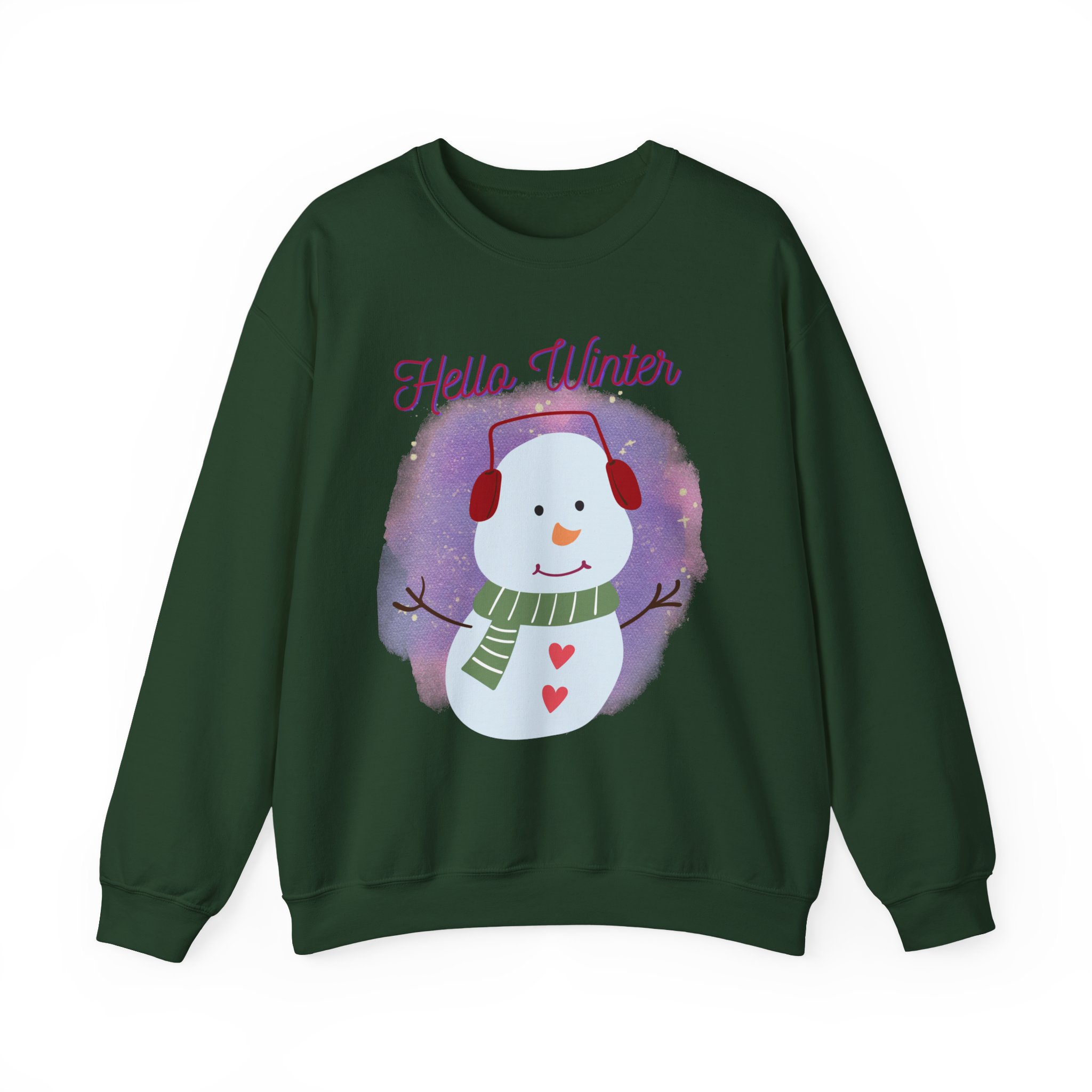 Winter-Themed Sweatshirt, Cozy Holiday Pullover, Snowman Sweatshirt, Christmas Gift, Seasonal Apparel - Image 21