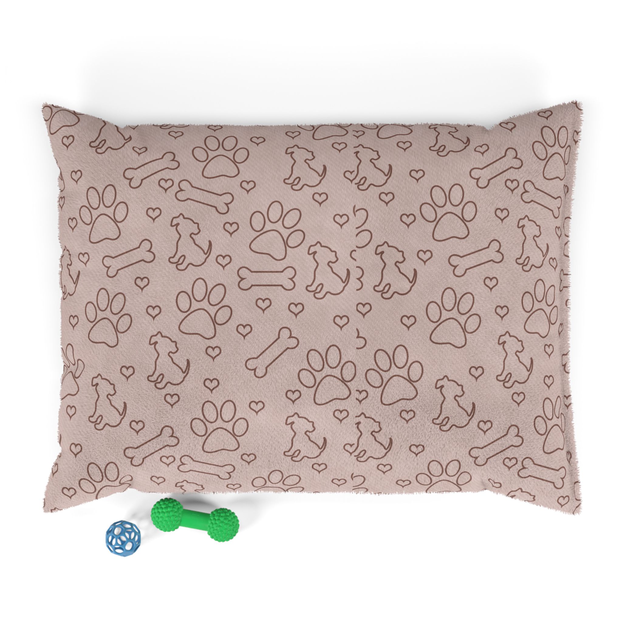 Cozy Pet Bed for Dogs and Cats, Cute Paw Print Cushion, Pet Lover Gift, Dog Bed, Cat Bed, Home Decor - Image 7