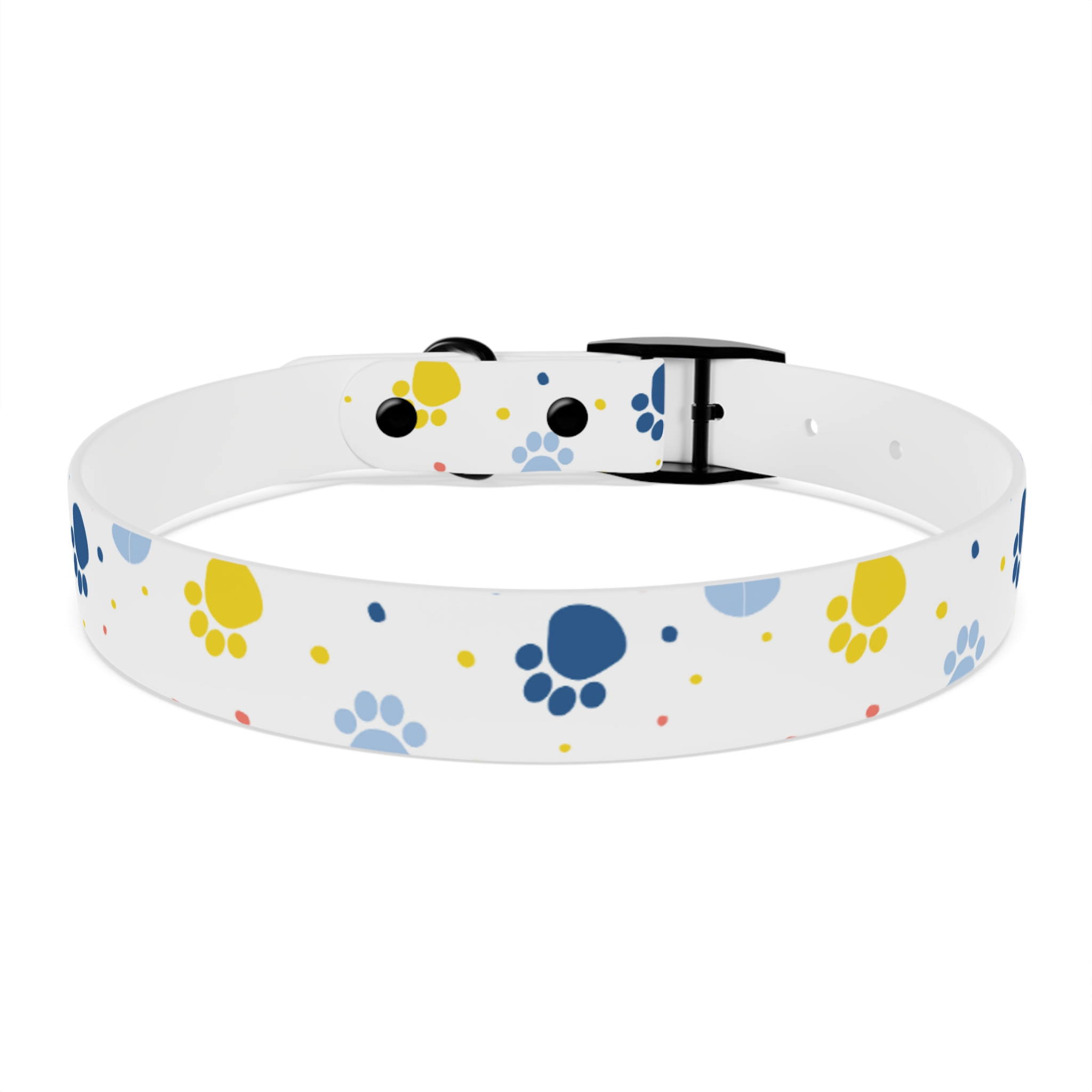 Playful Dog Collar with Colorful Paw Prints, Adjustable Pet Accessory, Perfect for Dog Lovers, Gift for Pet Birthdays, Fun Dog Fashion - Image 26