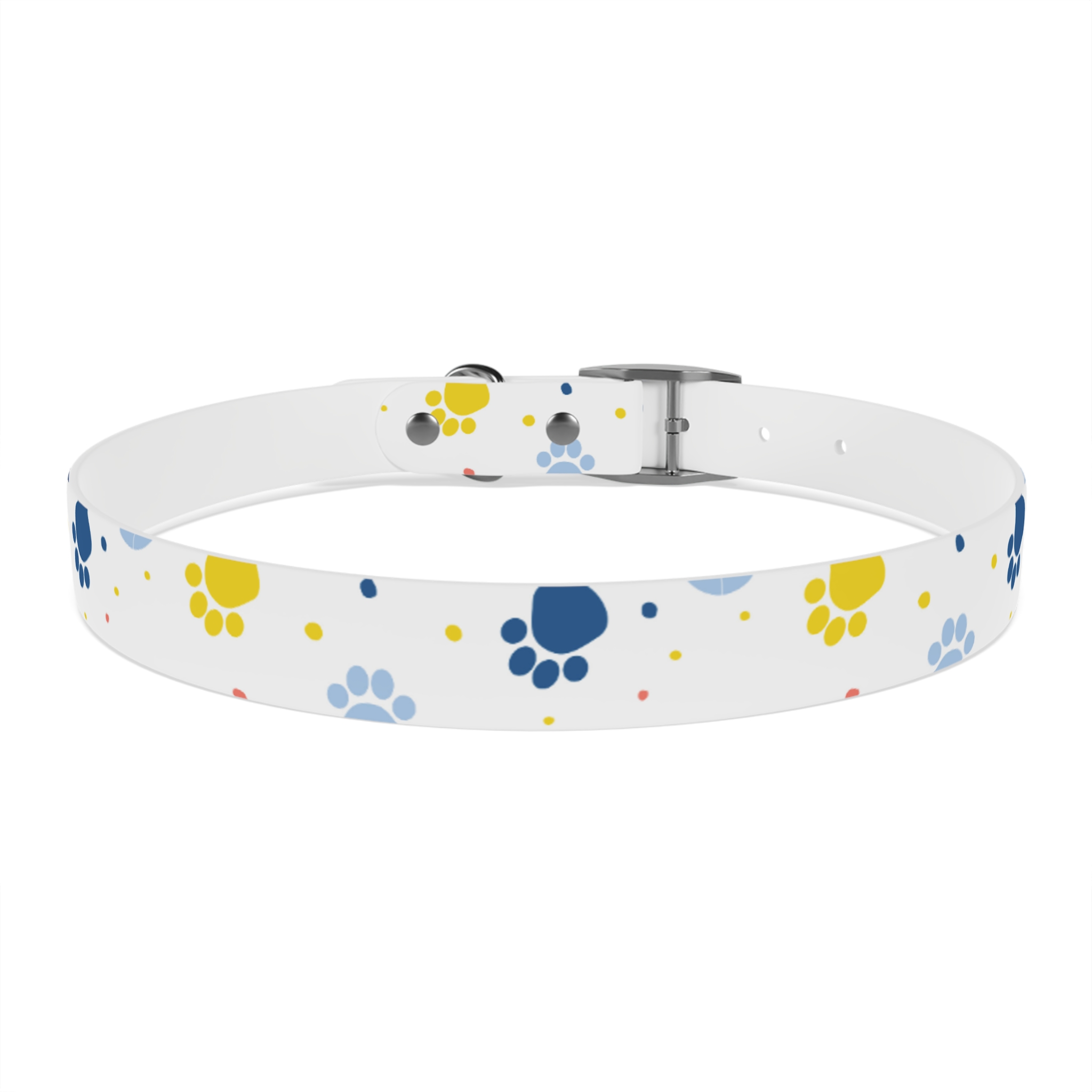Playful Dog Collar with Colorful Paw Prints, Adjustable Pet Accessory, Perfect for Dog Lovers, Gift for Pet Birthdays, Fun Dog Fashion - Image 41