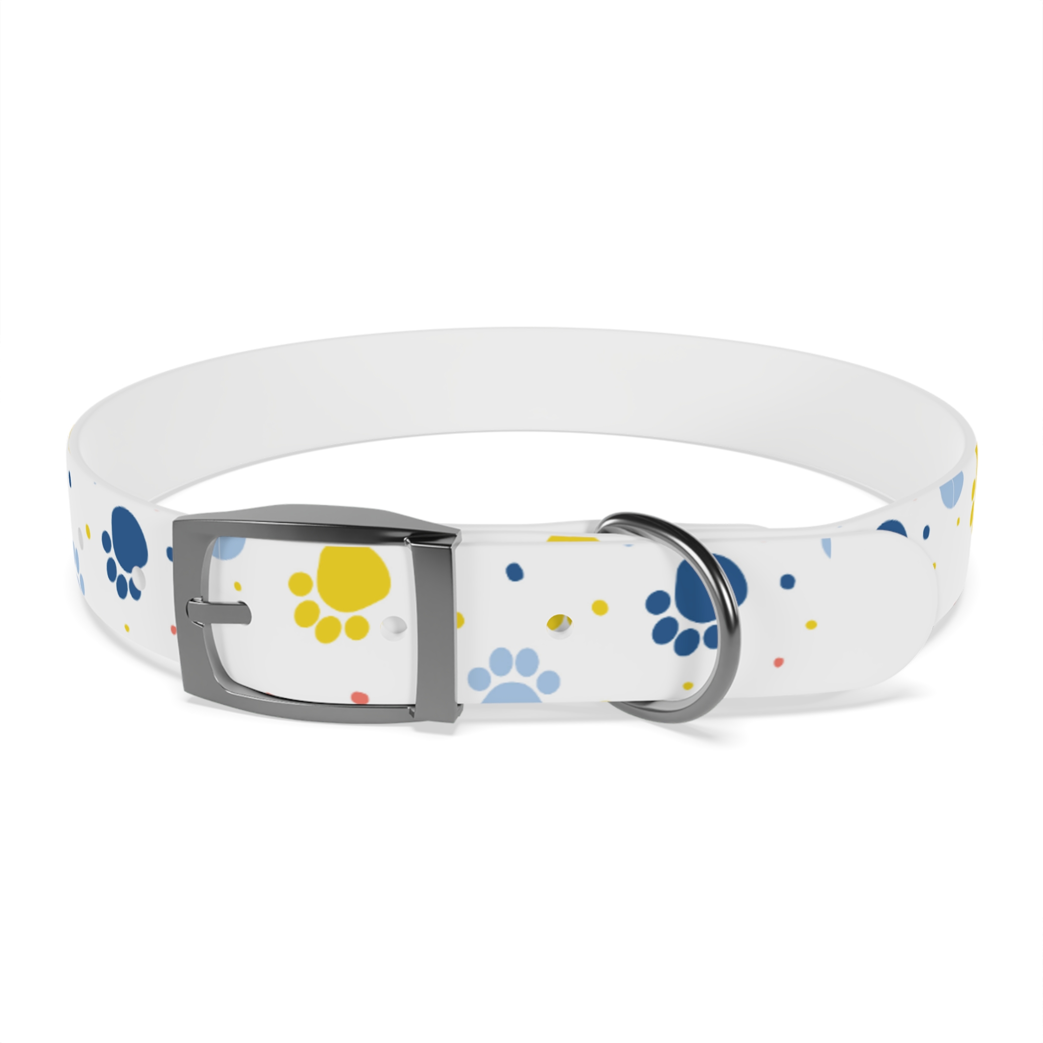 Playful Dog Collar with Colorful Paw Prints, Adjustable Pet Accessory, Perfect for Dog Lovers, Gift for Pet Birthdays, Fun Dog Fashion - Image 28