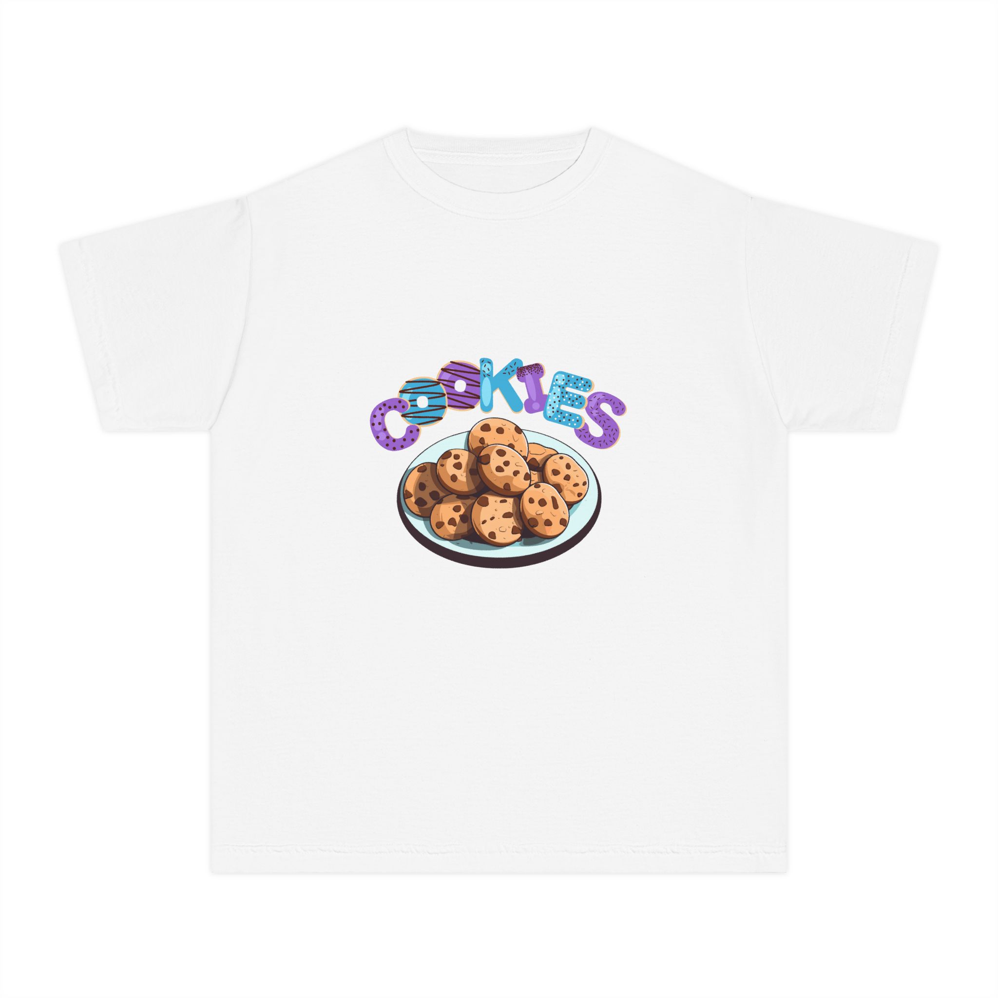 Cookie Lover Youth Tee, Kids Baking Shirt, Fun Cookie T-Shirt, Youth Midweight Tee, Sweet Treats Apparel, Gift for Young Bakers