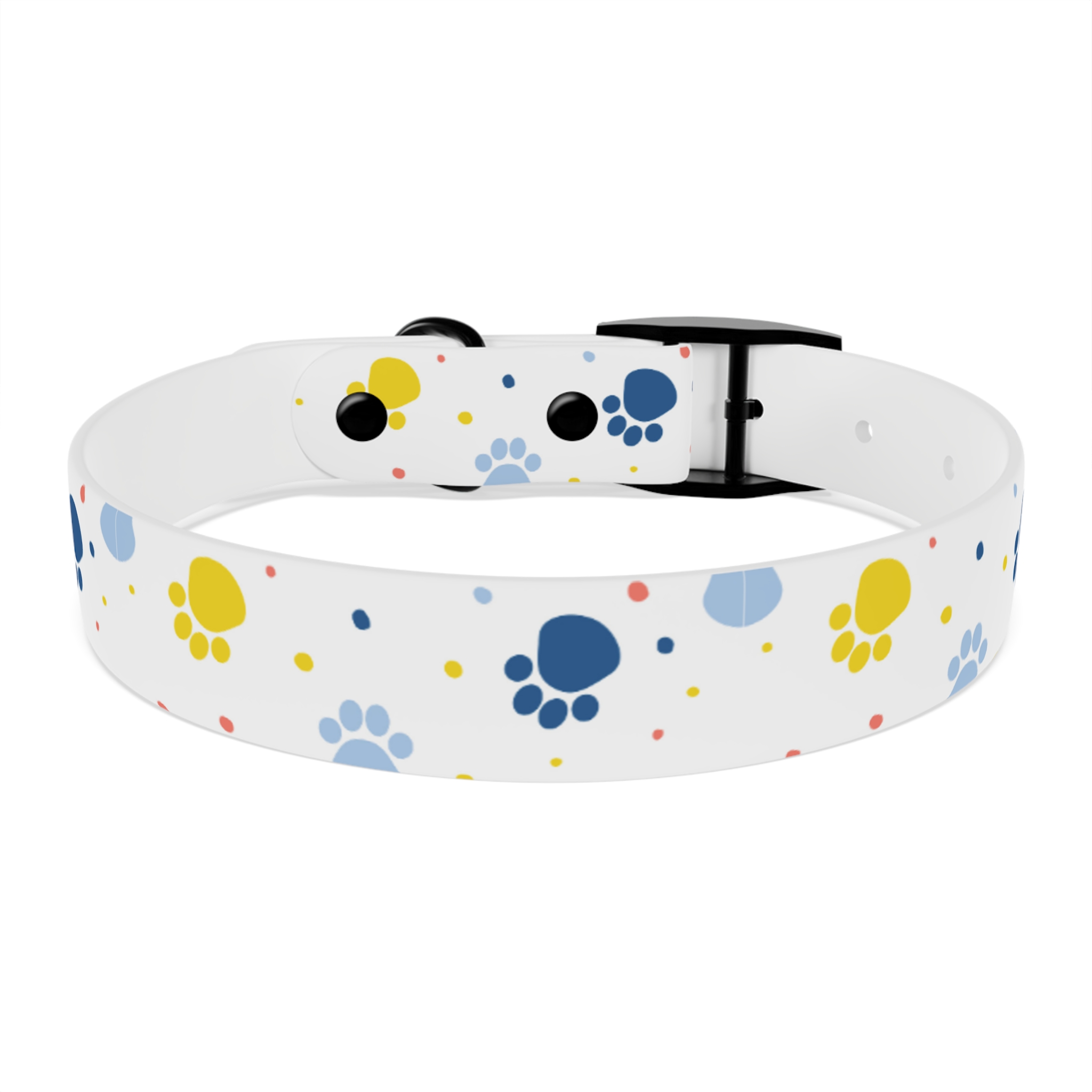 Playful Dog Collar with Colorful Paw Prints, Adjustable Pet Accessory, Perfect for Dog Lovers, Gift for Pet Birthdays, Fun Dog Fashion - Image 14