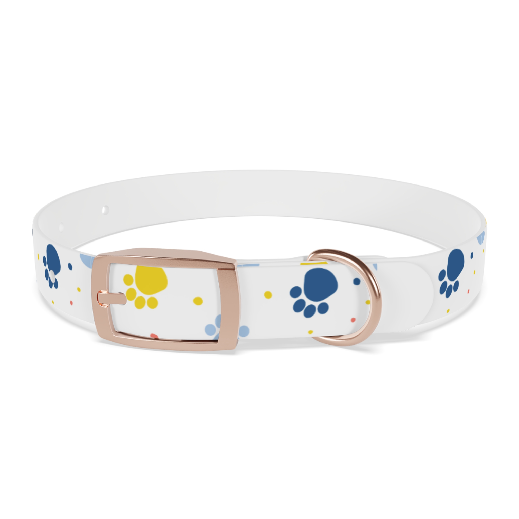 Playful Dog Collar with Colorful Paw Prints, Adjustable Pet Accessory, Perfect for Dog Lovers, Gift for Pet Birthdays, Fun Dog Fashion - Image 7