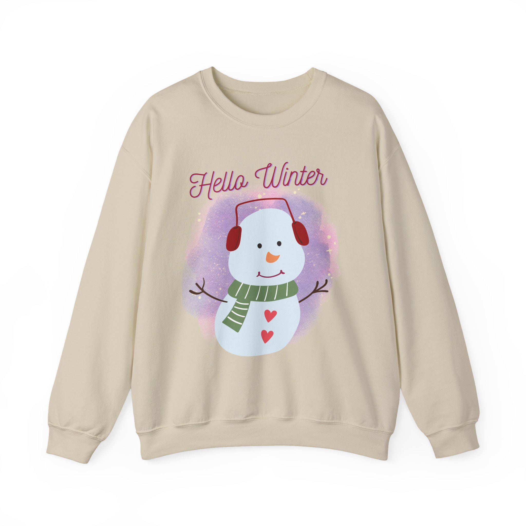 Winter-Themed Sweatshirt, Cozy Holiday Pullover, Snowman Sweatshirt, Christmas Gift, Seasonal Apparel - Image 9