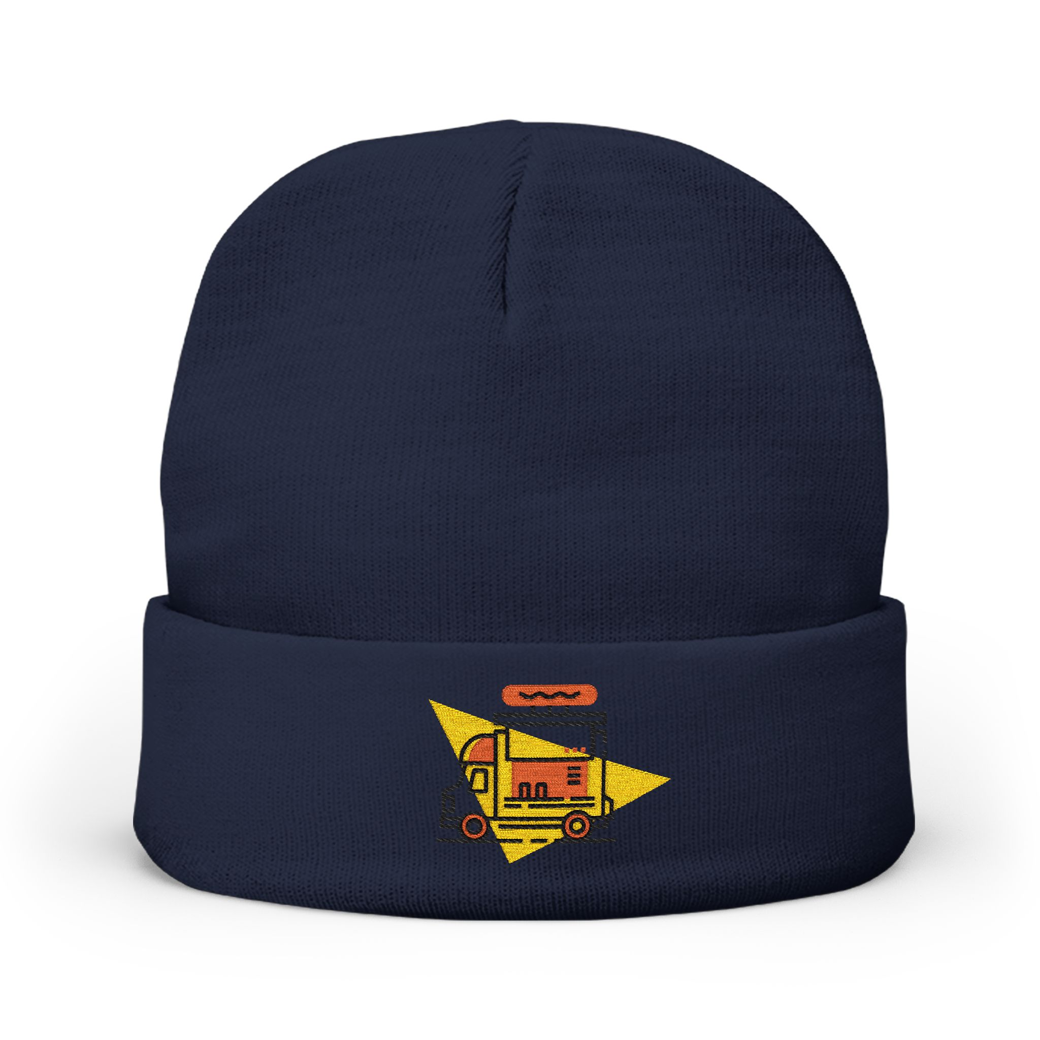 Embroidered Food Truck Beanie - Cozy Knit Hat for Foodies, Unique Winter Accessory, Great for Gifting, Festival Wear, Casual Outing - Image 13