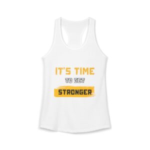 Women's Motivational Racerback Tank - Fitness Top, Workout Shirt, Gym Apparel, Gift for Her, Inspirational Activewear