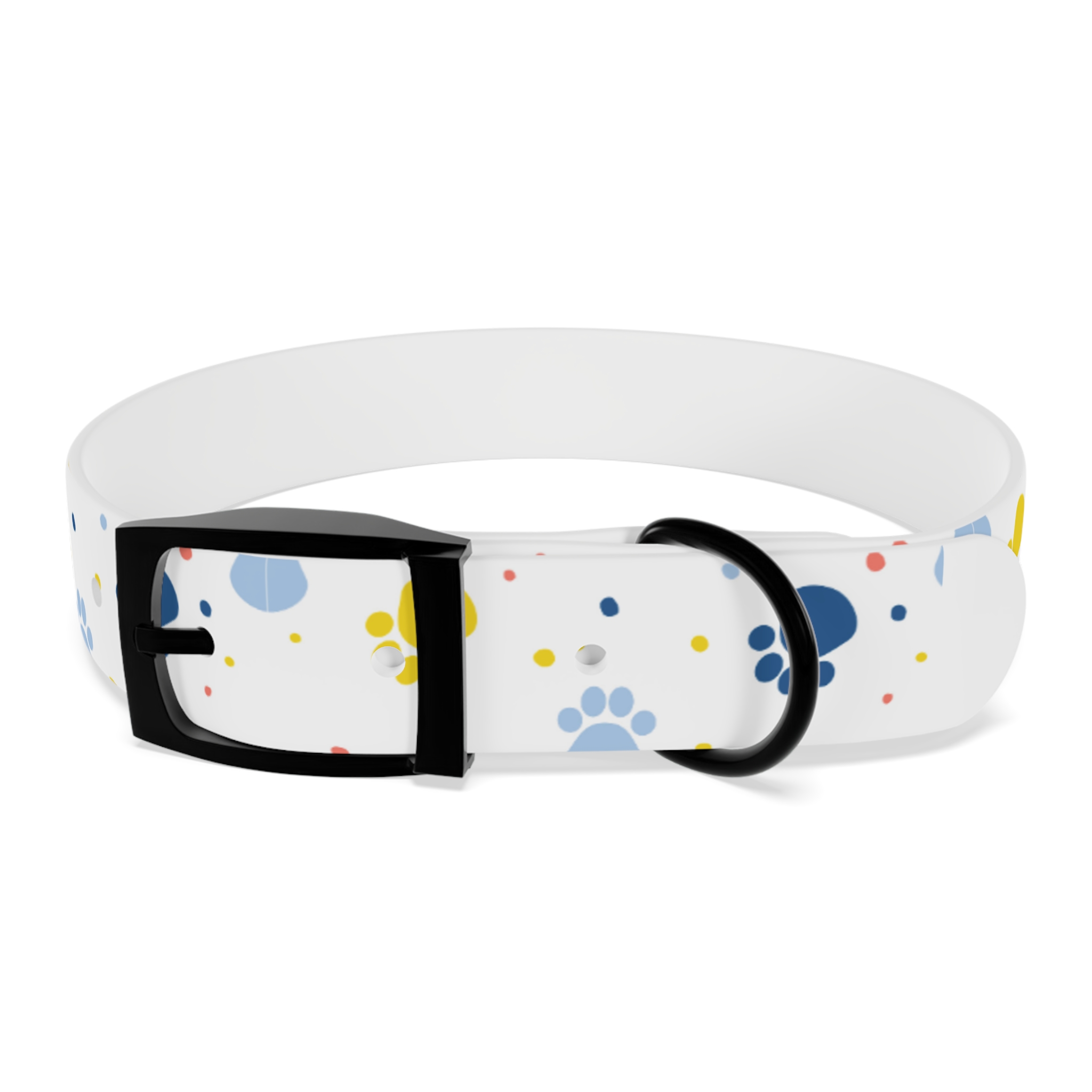 Playful Dog Collar with Colorful Paw Prints, Adjustable Pet Accessory, Perfect for Dog Lovers, Gift for Pet Birthdays, Fun Dog Fashion - Image 13