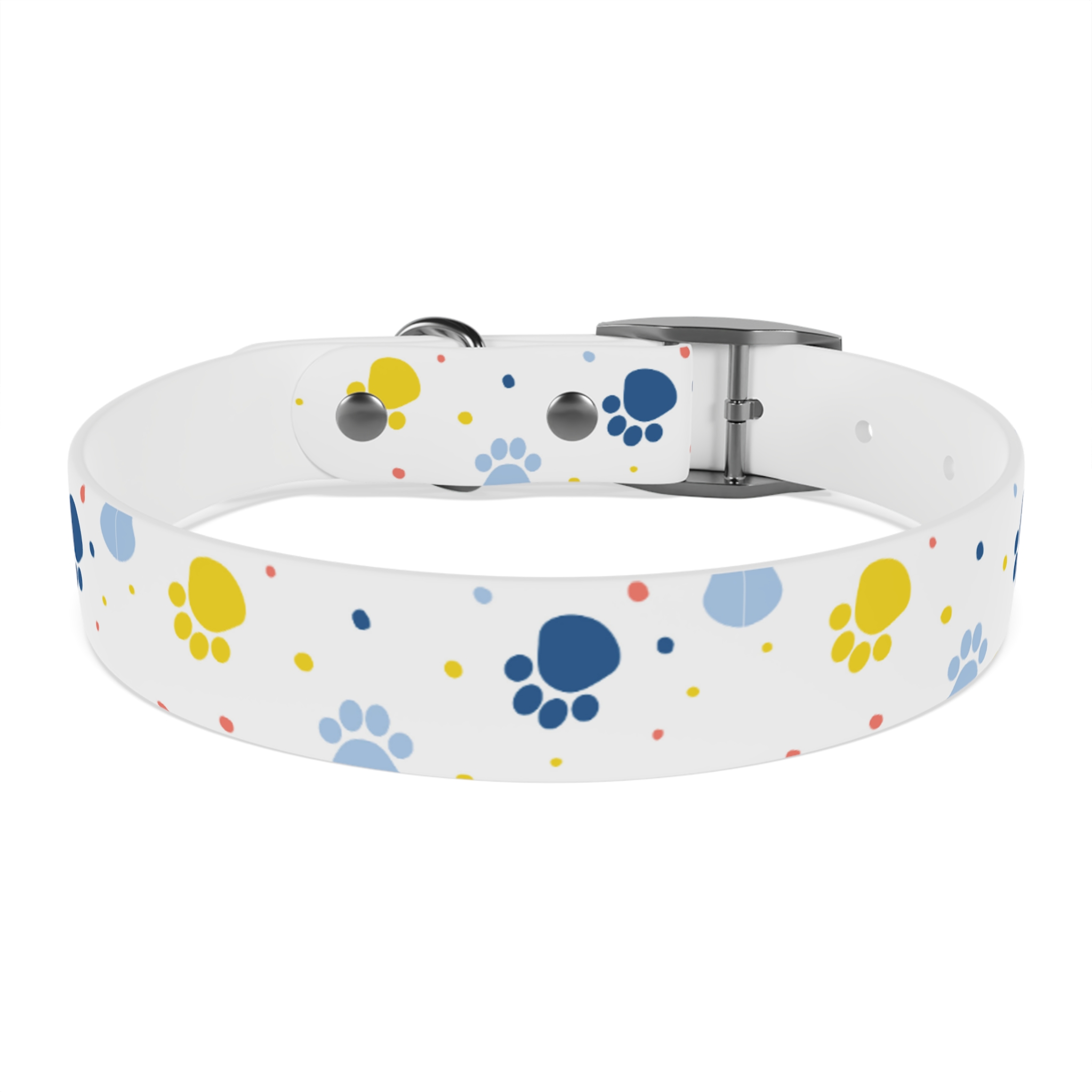 Playful Dog Collar with Colorful Paw Prints, Adjustable Pet Accessory, Perfect for Dog Lovers, Gift for Pet Birthdays, Fun Dog Fashion - Image 17