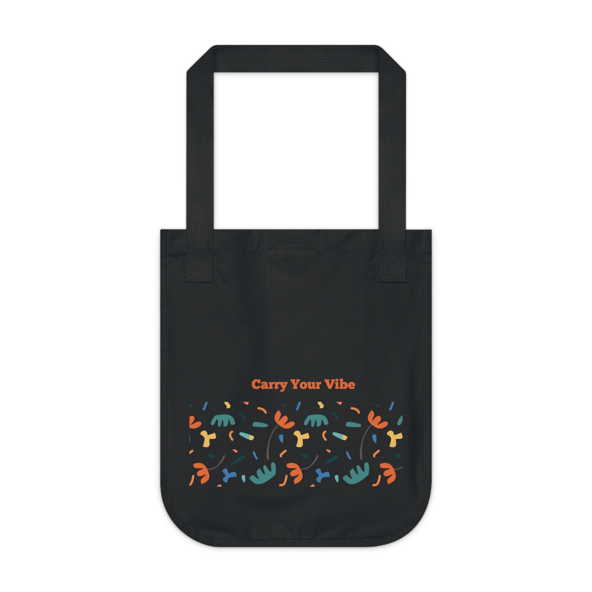 Organic Canvas Tote Bag with Design - Eco-Friendly Reusable - Image 5