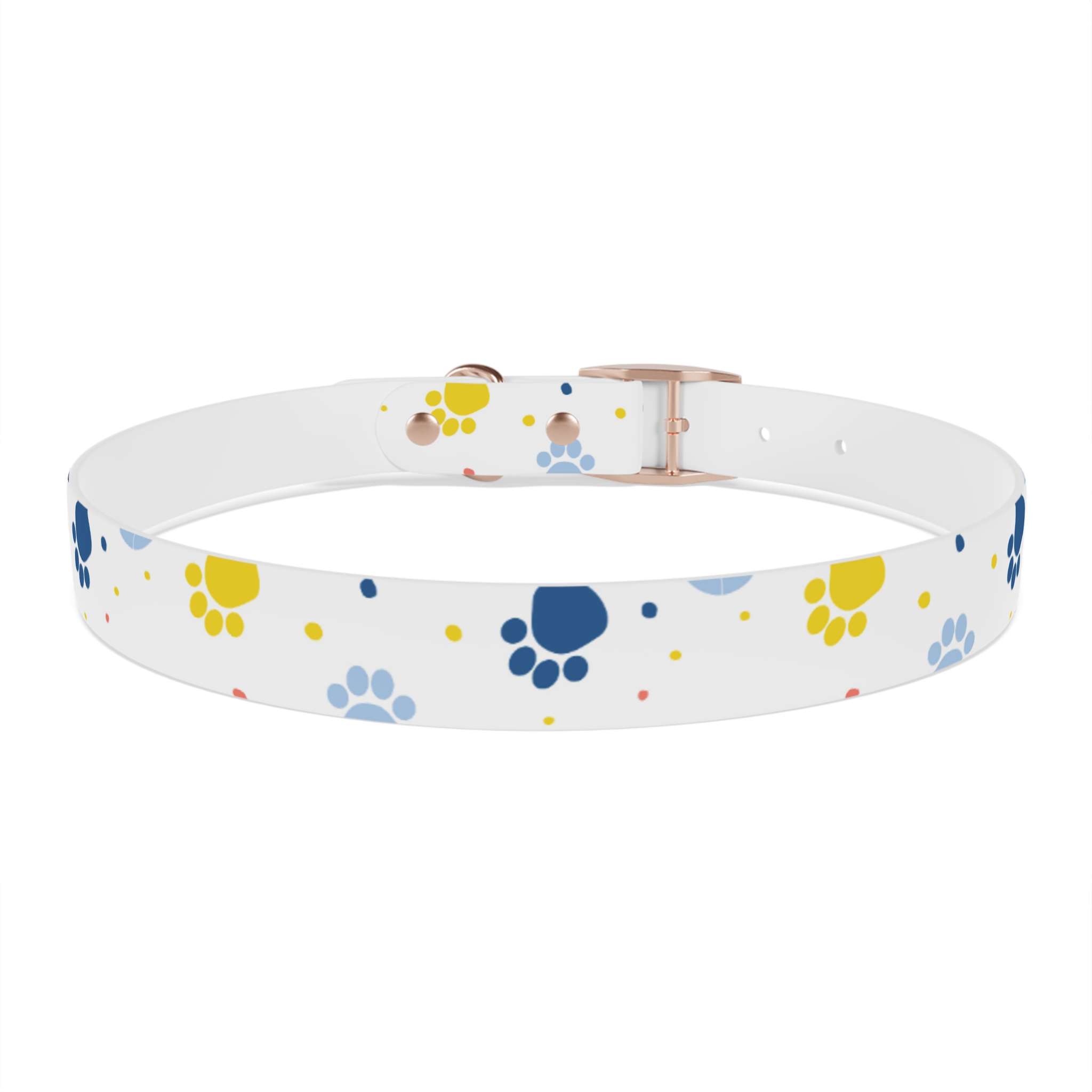 Playful Dog Collar with Colorful Paw Prints, Adjustable Pet Accessory, Perfect for Dog Lovers, Gift for Pet Birthdays, Fun Dog Fashion - Image 44