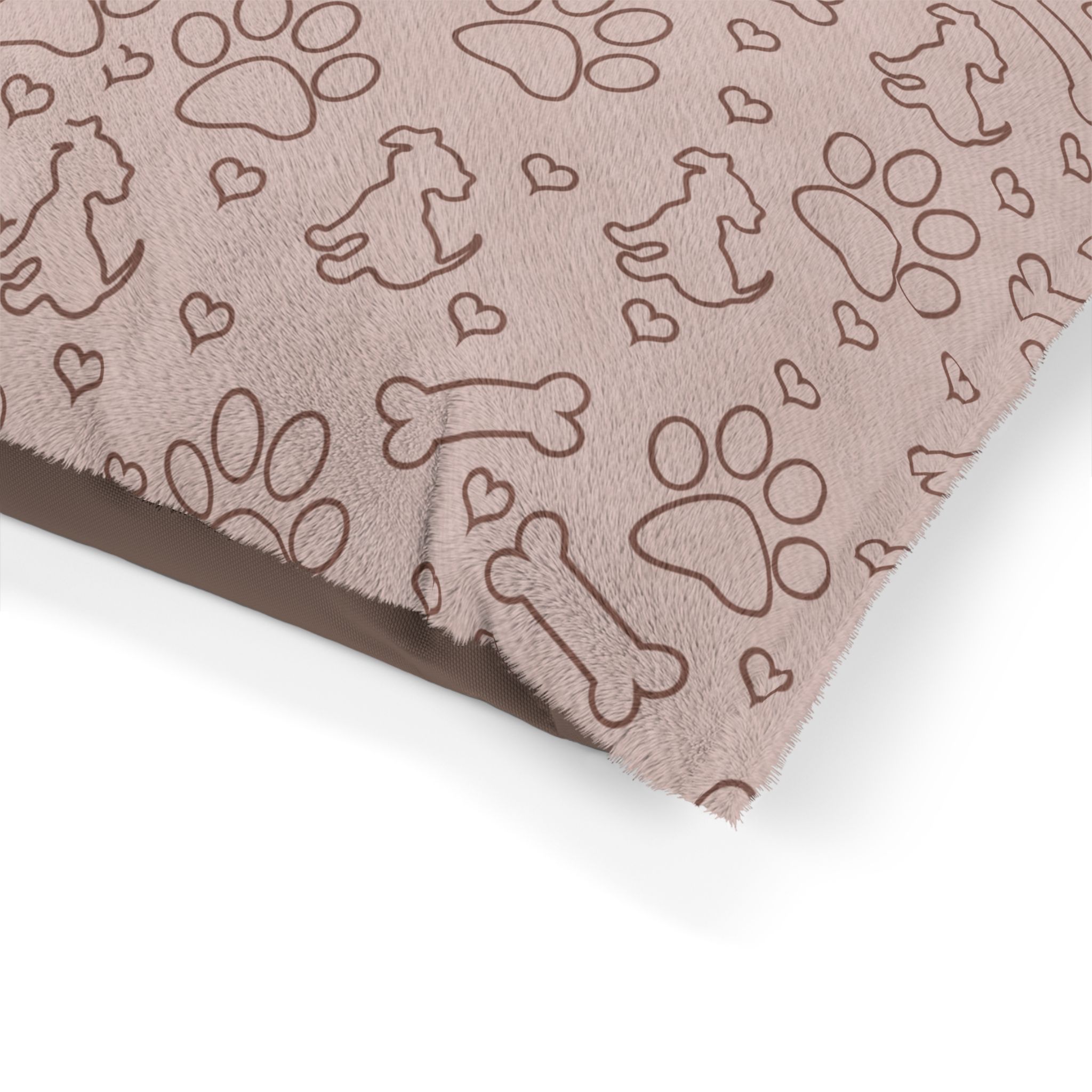 Cozy Pet Bed for Dogs and Cats, Cute Paw Print Cushion, Pet Lover Gift, Dog Bed, Cat Bed, Home Decor - Image 5