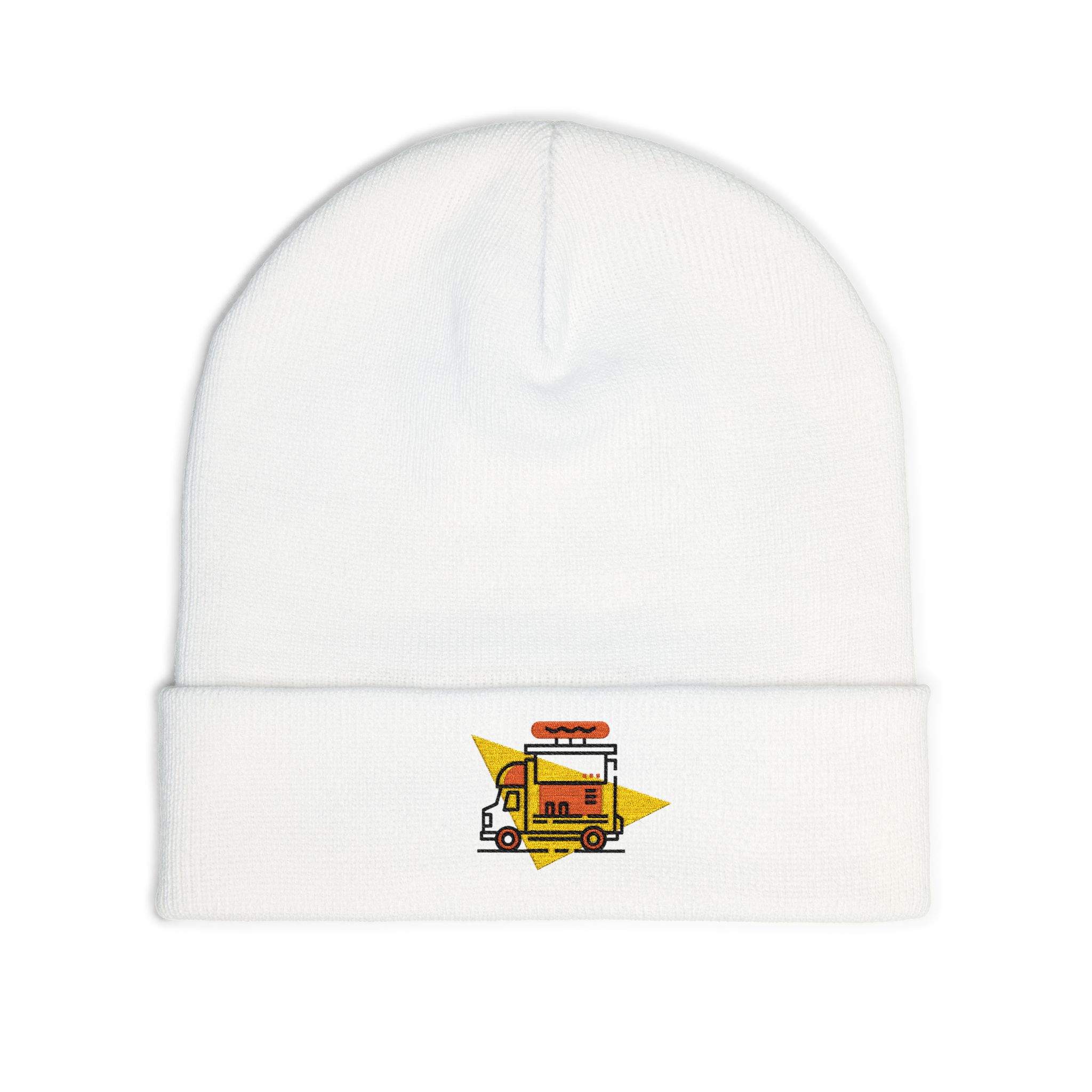 Embroidered Food Truck Beanie - Cozy Knit Hat for Foodies, Unique Winter Accessory, Great for Gifting, Festival Wear, Casual Outing - Image 19