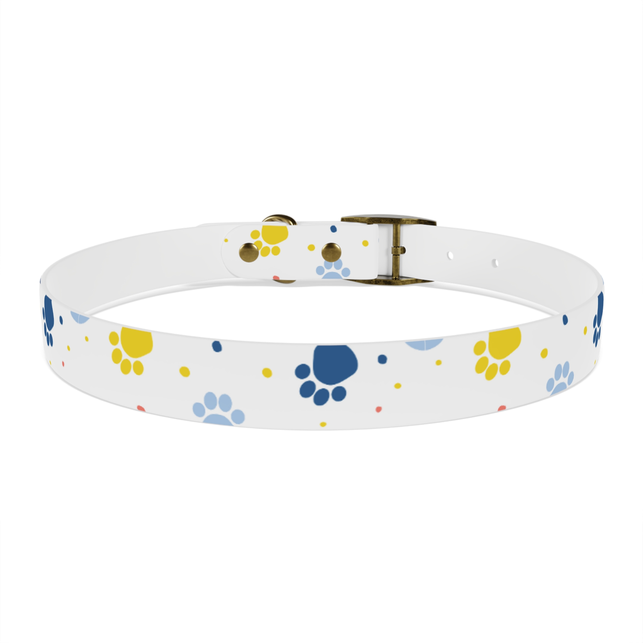 Playful Dog Collar with Colorful Paw Prints, Adjustable Pet Accessory, Perfect for Dog Lovers, Gift for Pet Birthdays, Fun Dog Fashion - Image 47