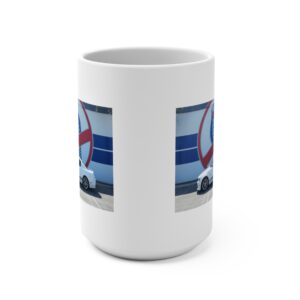 Custom 15oz Coffee Mug - Unique Car Design, Perfect Gift for Car Lovers, Birthday, Home Office, Funny Coffee Cup, Automotive Collectible