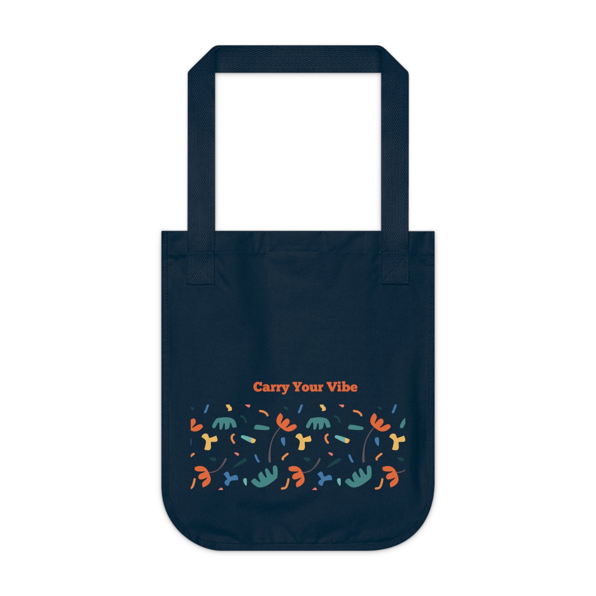 Organic Canvas Tote Bag with Design - Eco-Friendly Reusable - Image 9