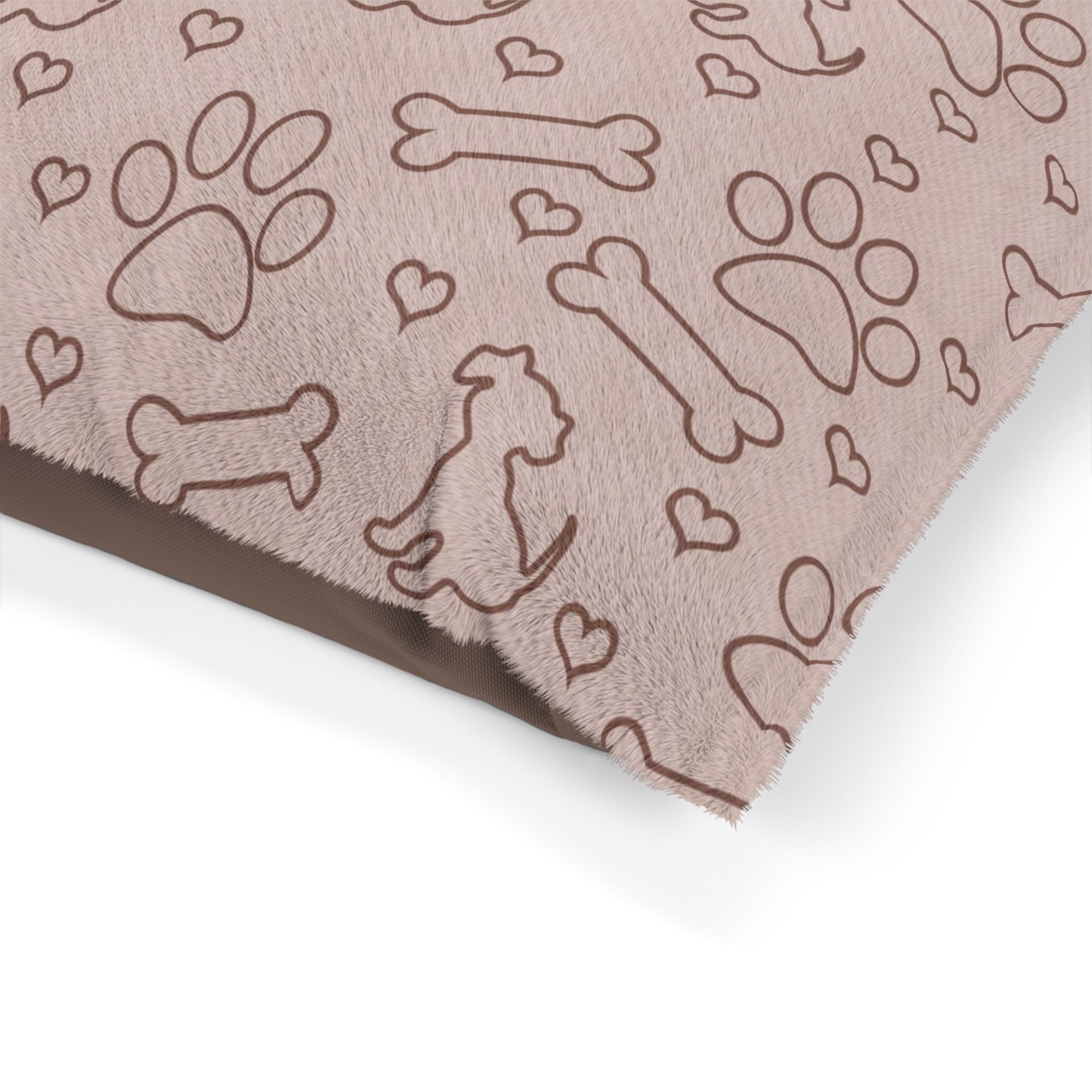 Cozy Pet Bed for Dogs and Cats, Cute Paw Print Cushion, Pet Lover Gift, Dog Bed, Cat Bed, Home Decor - Image 2