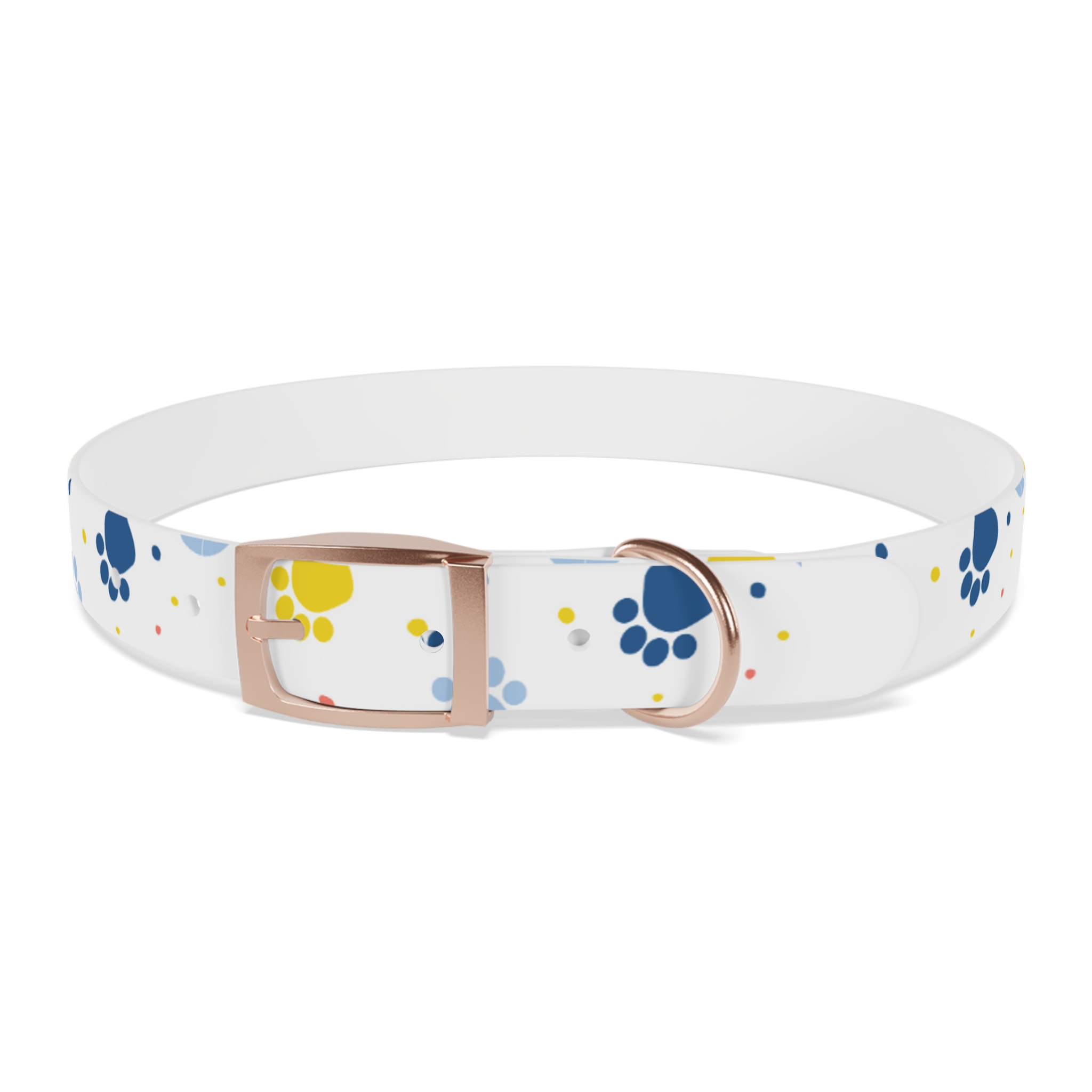 Playful Dog Collar with Colorful Paw Prints, Adjustable Pet Accessory, Perfect for Dog Lovers, Gift for Pet Birthdays, Fun Dog Fashion - Image 43