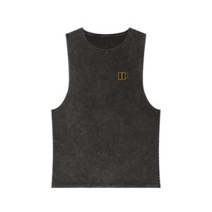 Unisex Stonewash Tank Top -  Casual Wear