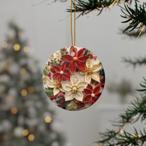 Ceramic Ornament — Double-Sided Round