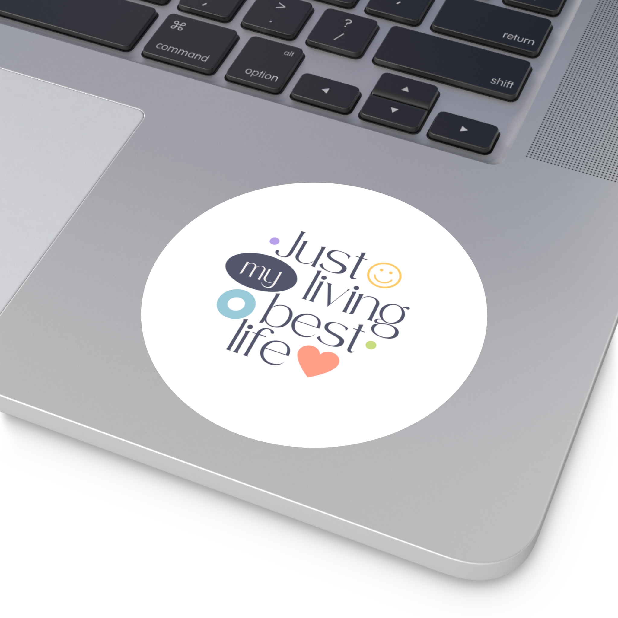 Round Sticker — Inspirational Laptop Decal