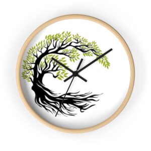 Botanical Artistic Home Decor Clock