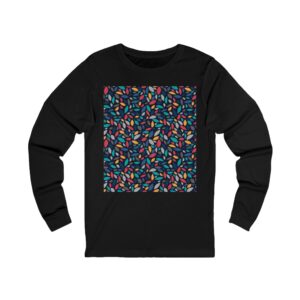 Long Sleeve Tee — Confetti Leaf