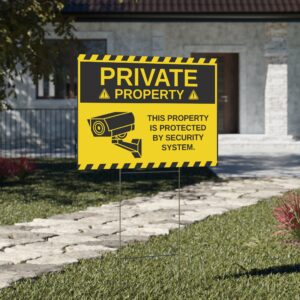 Private Yard Sign